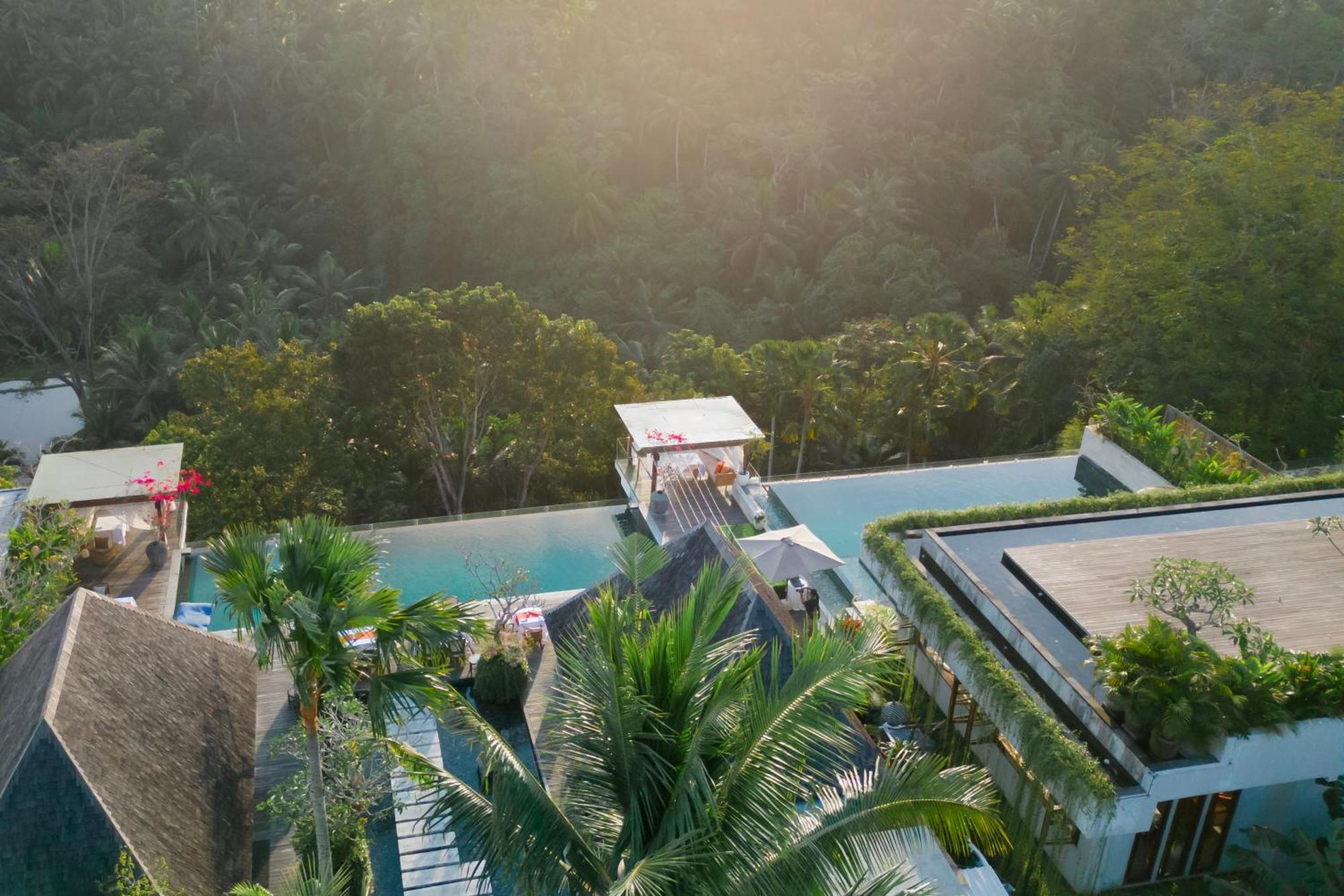 Goya Boutique Resort Ubud Esterno foto The resort's main pool